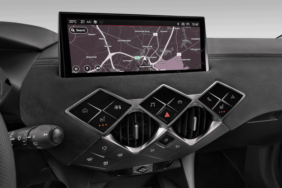 Mittelkonsole eines DS 3 E-Tense
