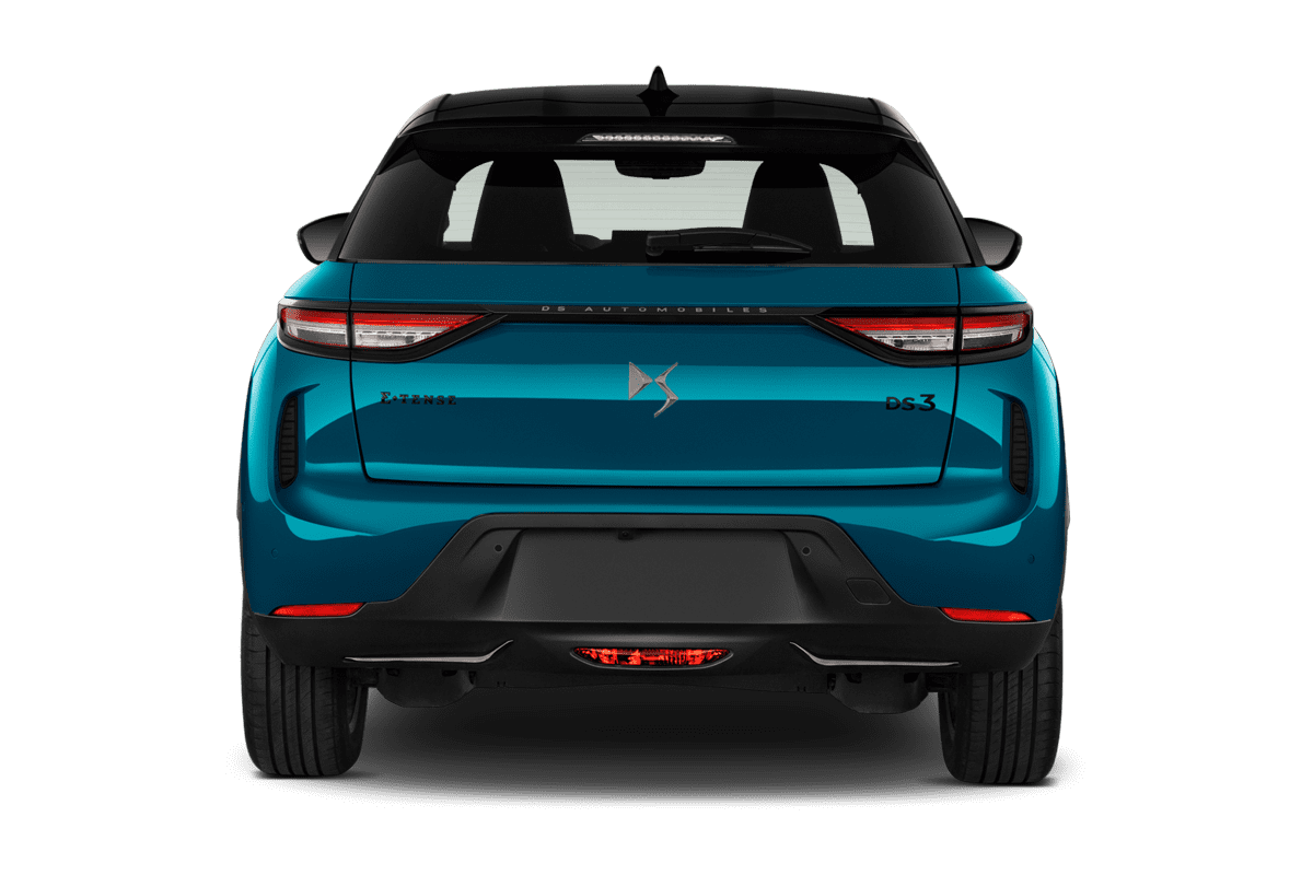 Heckansicht eines DS 3 E-Tense