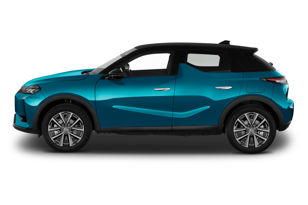 Seitenansicht eines DS 3 E-Tense