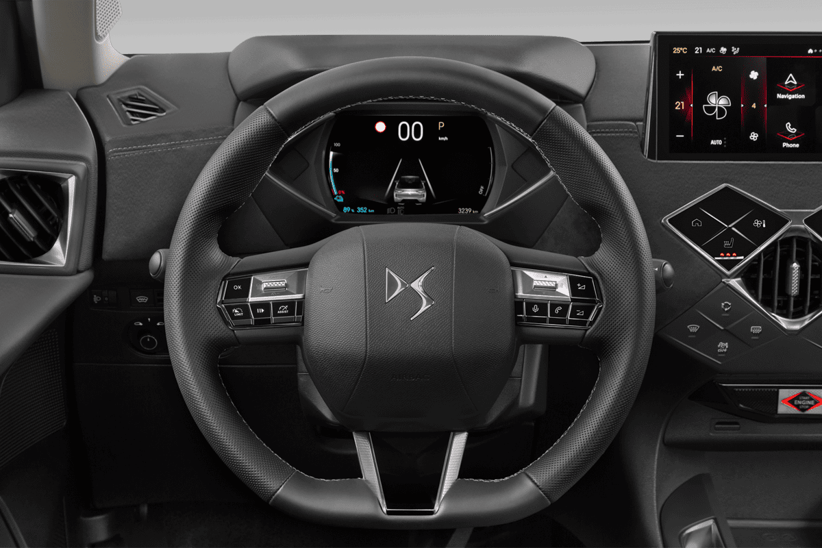 Lenkrad eines DS 3 E-Tense