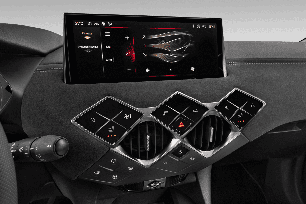 Klimasteuerung eines DS 3 E-Tense