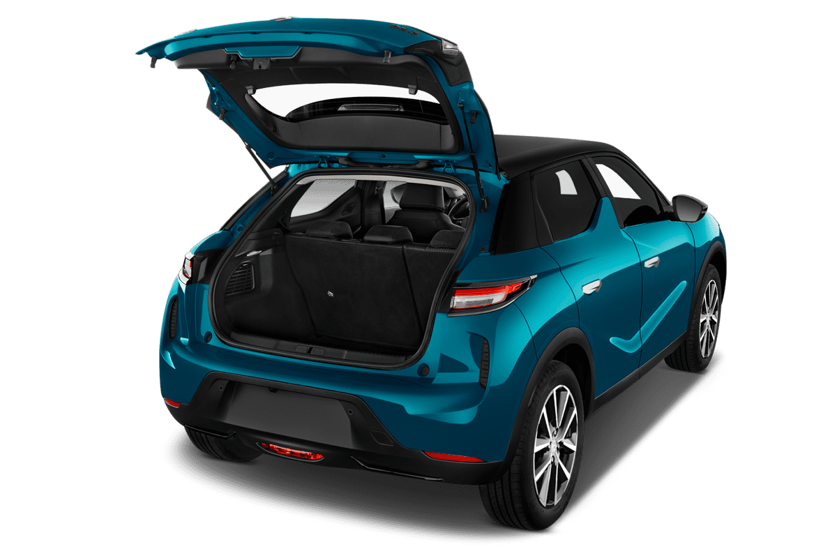 Kofferraum eines DS 3 E-Tense