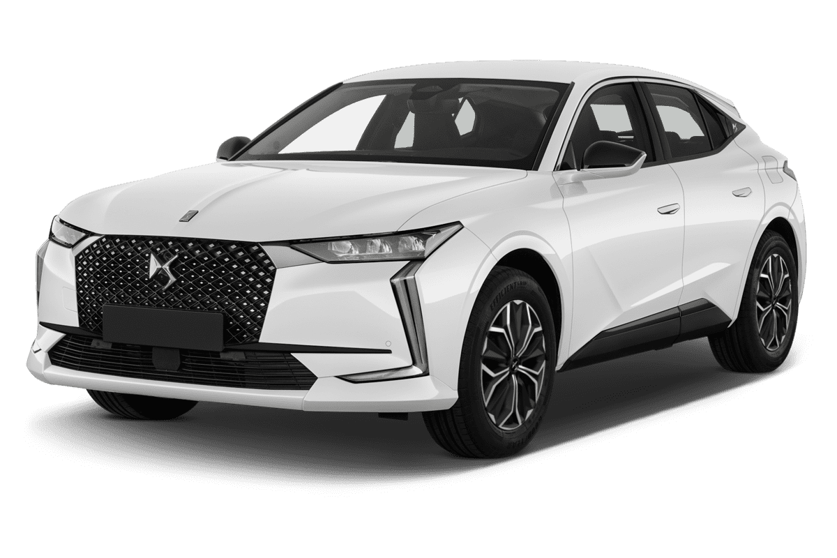 Schräge Frontansicht eines DS 4, freigestellt