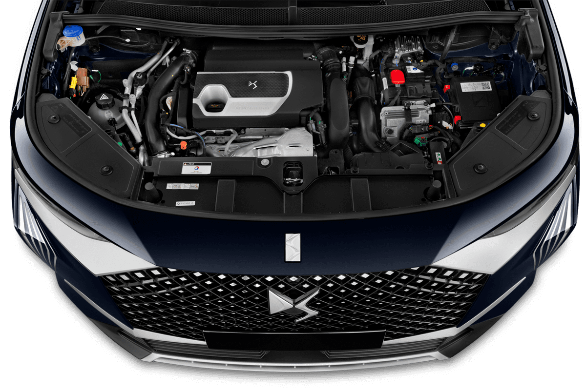 Motorraum eines DS 7 E-Tense 