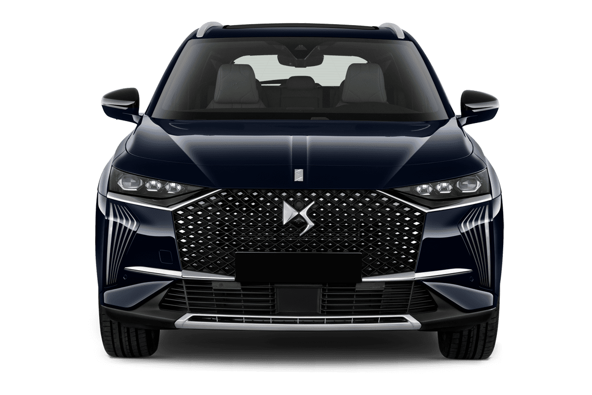Frontansicht eines DS 7 E-Tense , freigestellt