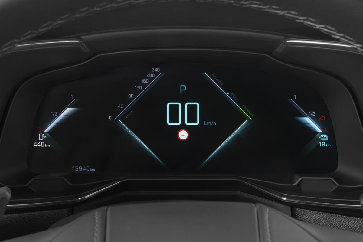 Kombiinstrument eines DS 7 Crossback