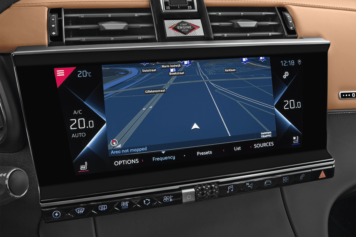 Mittelkonsole eines DS 7 Crossback