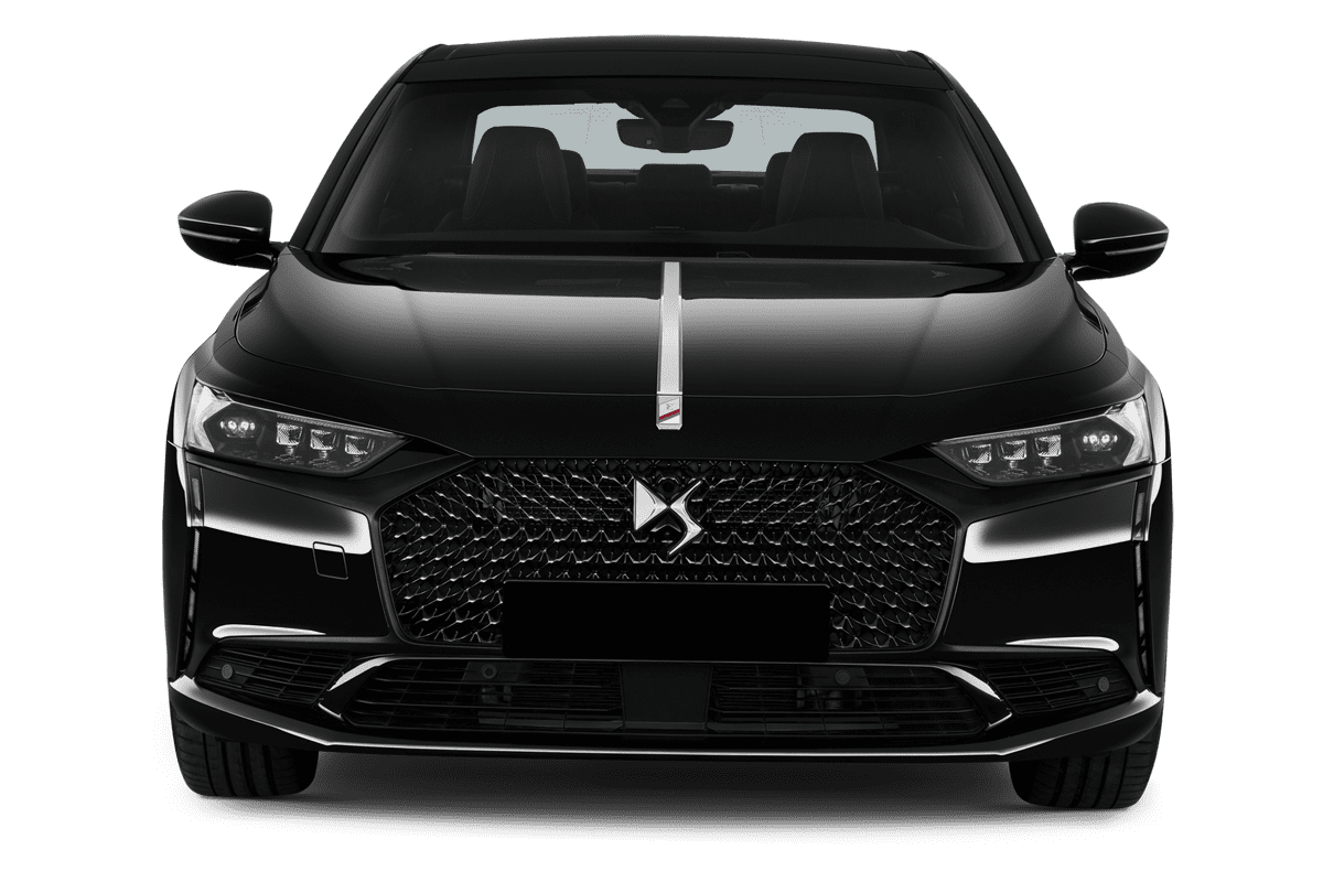 Frontansicht eines DS 9 E-Tense , freigestellt