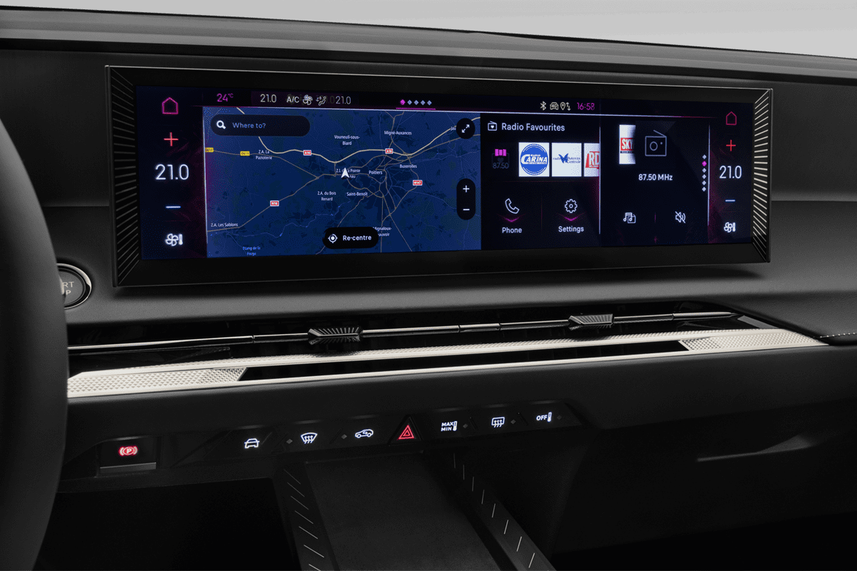 Mittelkonsole eines DS N°8