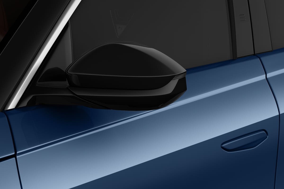 Rückspiegel eines DS N°8