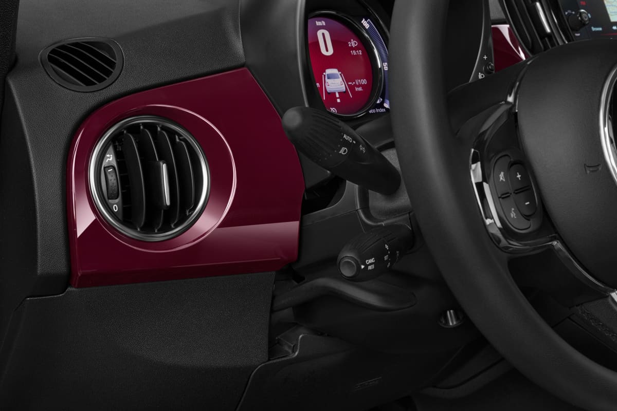 Lüftung eines Fiat 500 Dolcevita