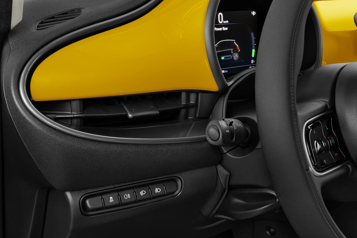 Lüftung eines Fiat 500 Hybrid