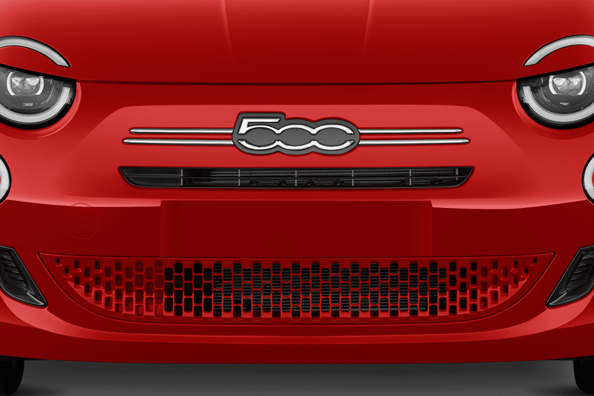 Kühlergrill eines Fiat 500C