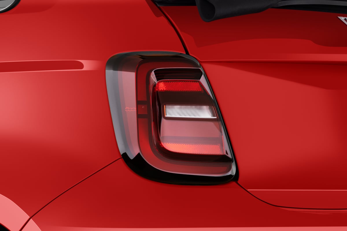 Heckleuchten eines Fiat 500C