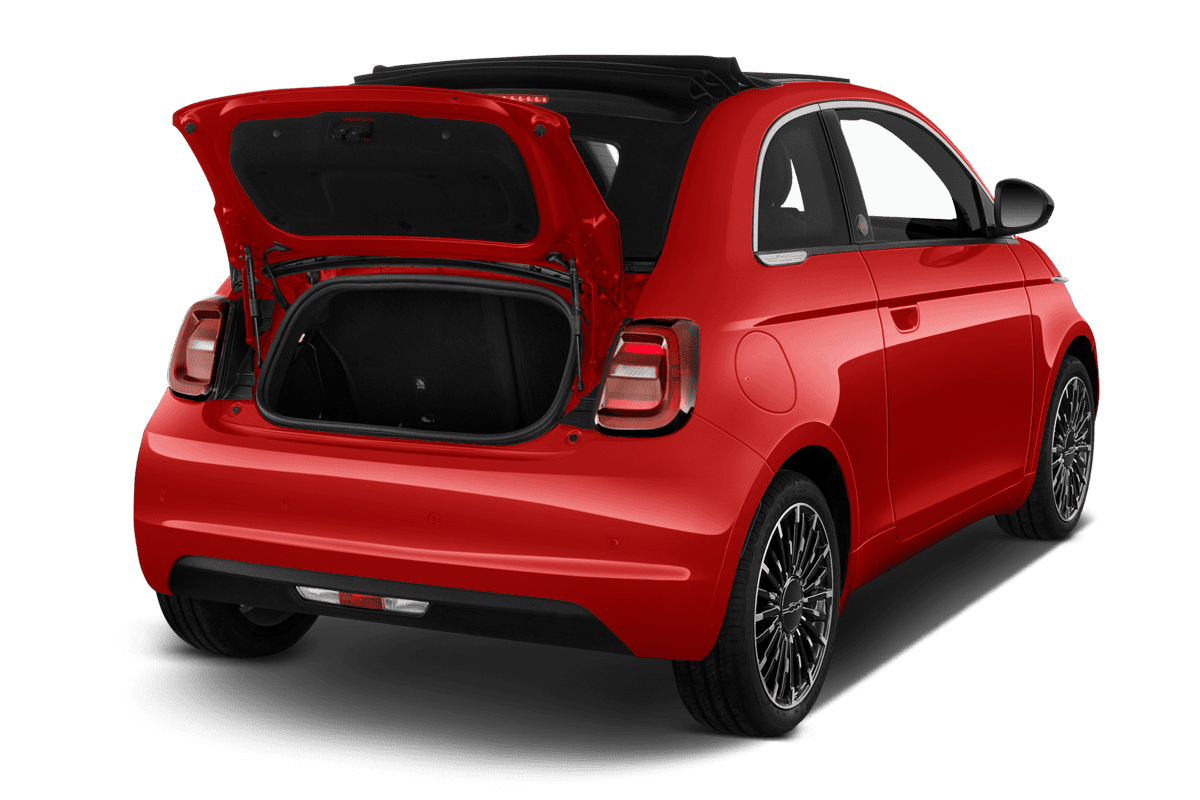 Kofferraum eines Fiat 500C