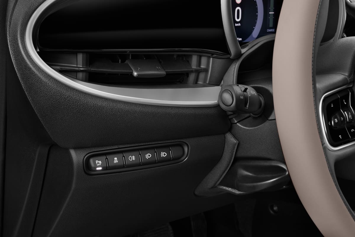 Lüftung eines Fiat 500e