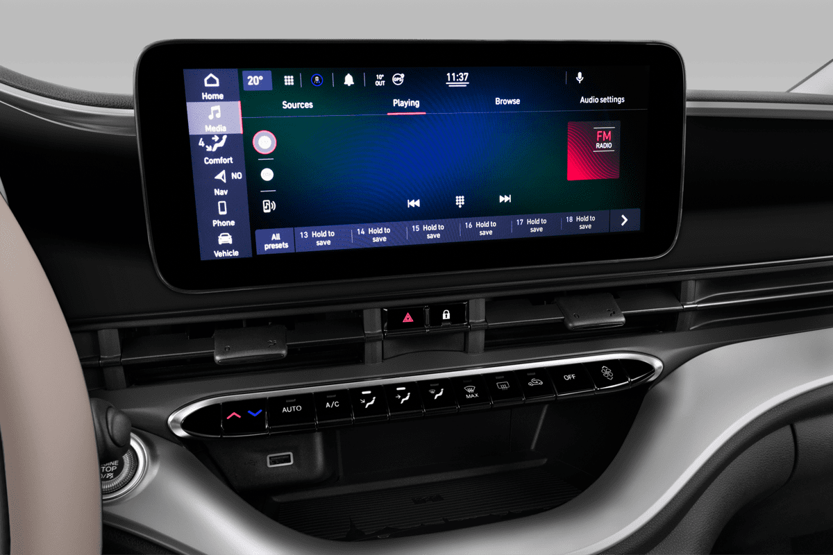 Audiosystem eines Fiat 500e