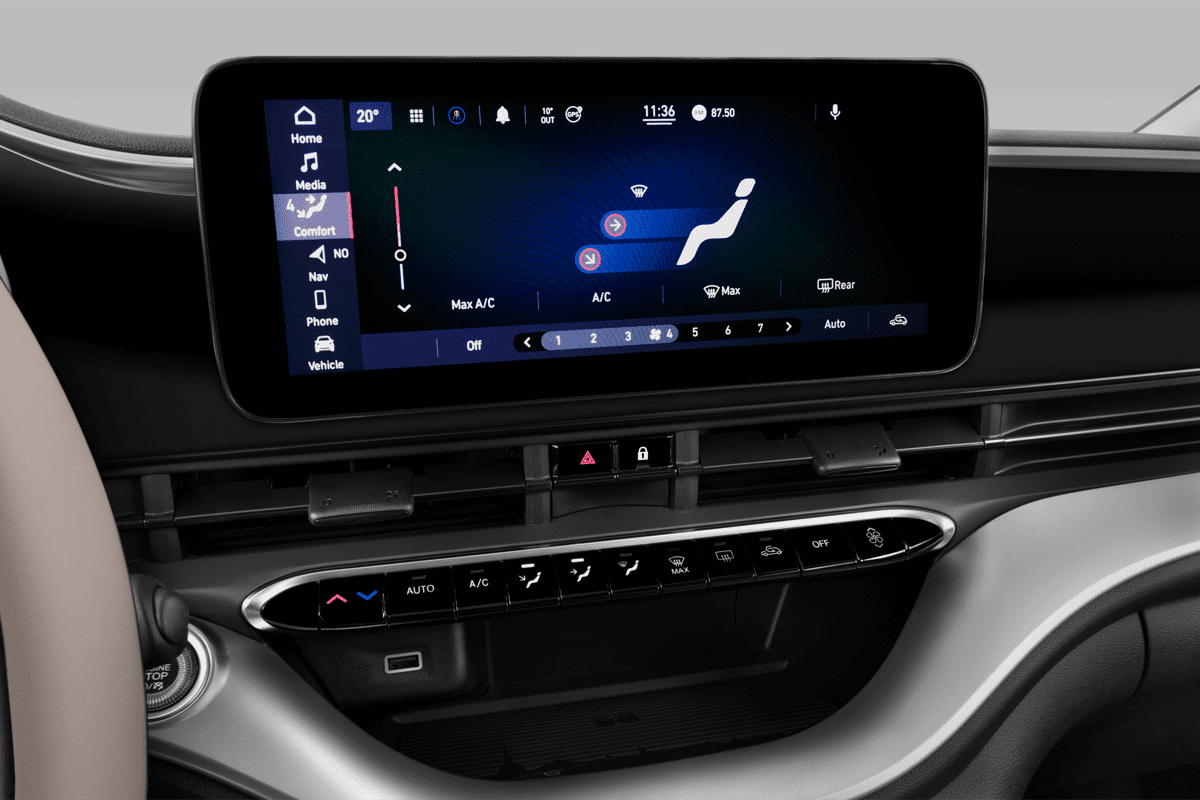 Klimasteuerung eines Fiat 500e