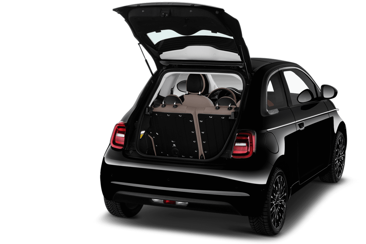 Kofferraum eines Fiat 500e