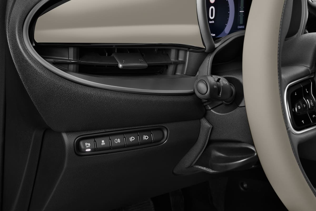 Lüftung eines Fiat 500e