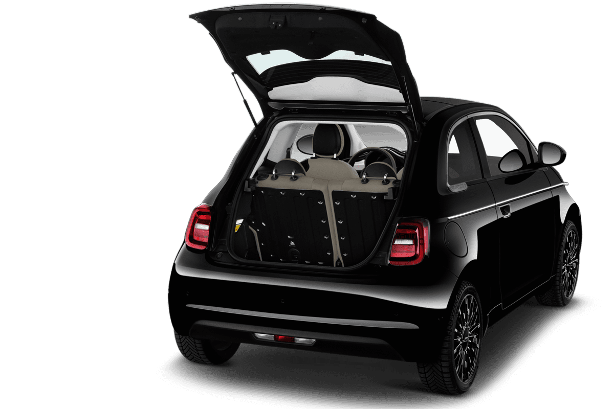 Kofferraum eines Fiat 500e