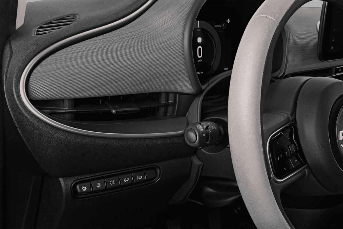 Lüftung eines Fiat 500e 3+1