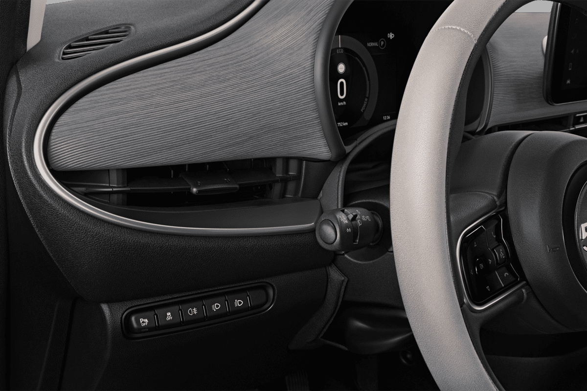Lüftung eines Fiat 500e 3+1 (KI-generiert)