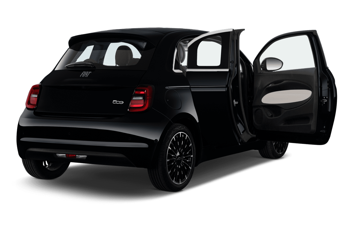 Türen eines Fiat 500e 3+1 (KI-generiert)