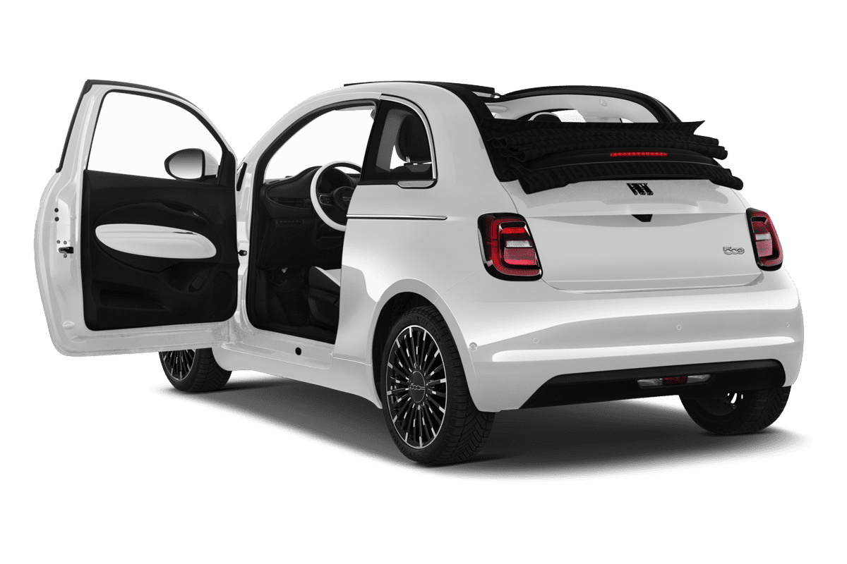 Türen eines Fiat 500e Cabrio (KI-generiert)