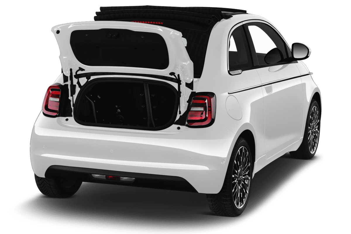 Kofferraum eines Fiat 500e Cabrio (KI-generiert)