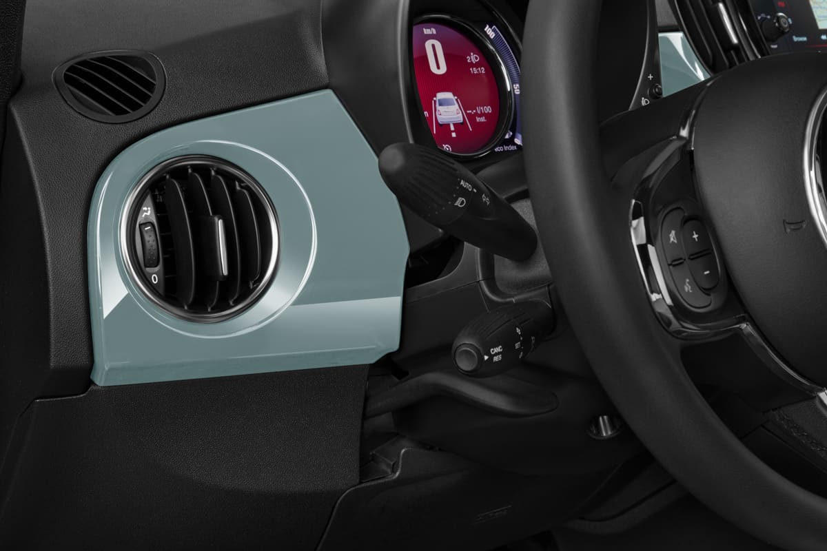 Lüftung eines Fiat 500 Hybrid (neues Modell)