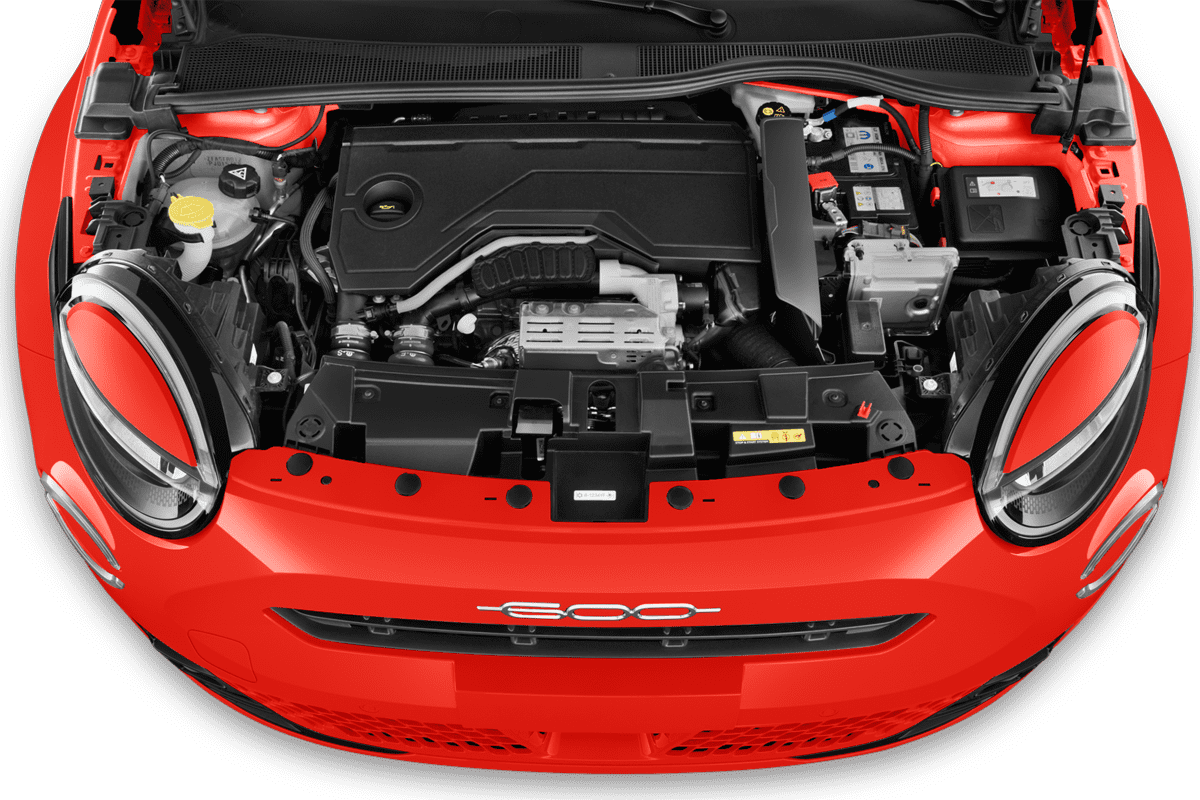 Motorraum eines Fiat 600