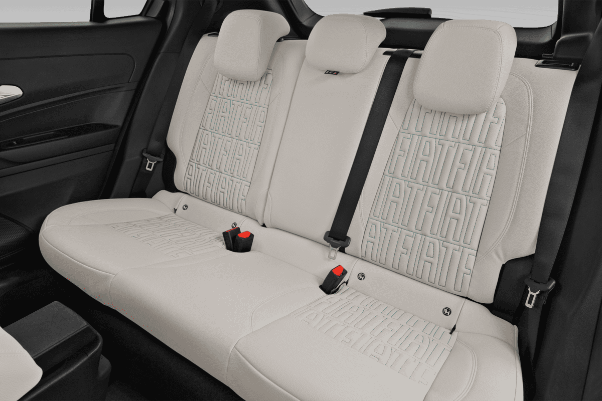 Rücksitzbank eines Fiat 600