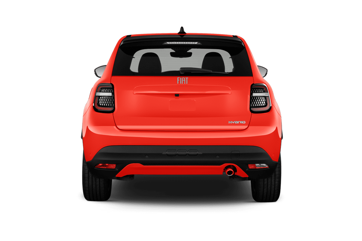 Heckansicht eines Fiat 600