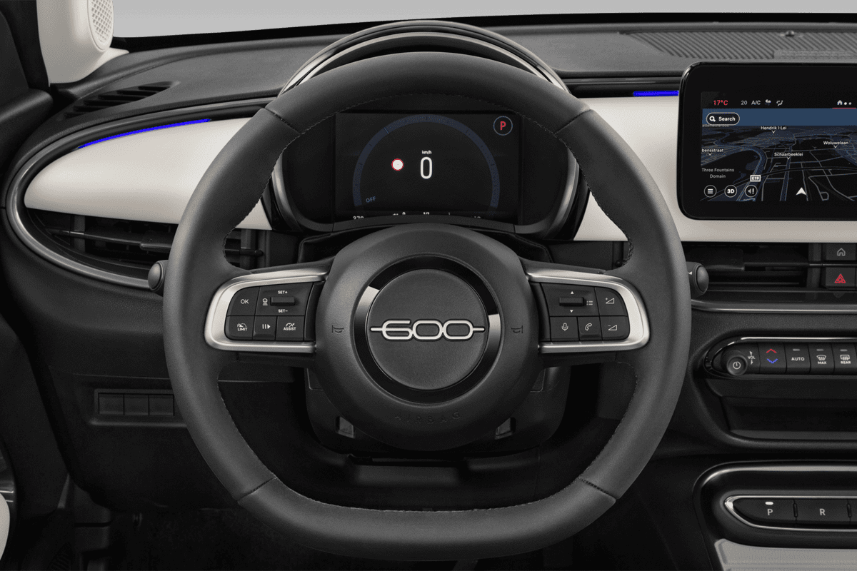 Lenkrad eines Fiat 600