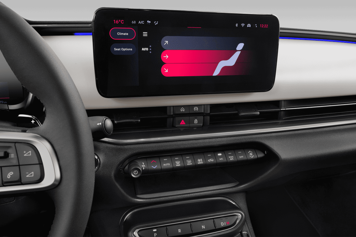 Klimasteuerung eines Fiat 600