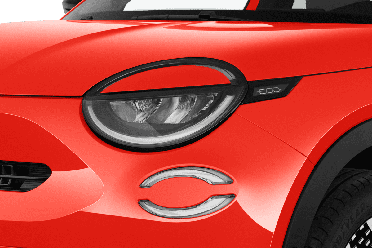 Frontscheinwerfer eines Fiat 600e 