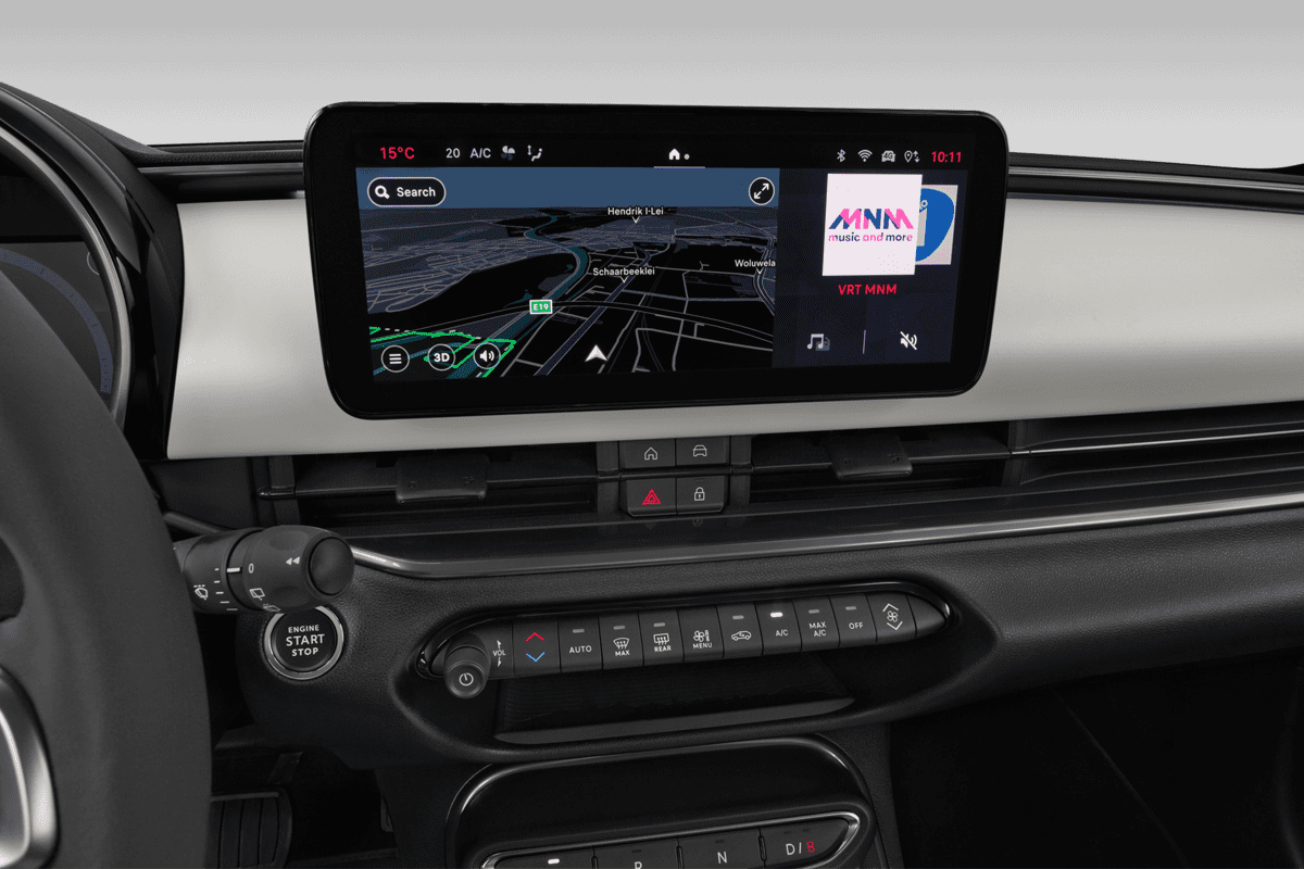 Mittelkonsole eines Fiat 600e 