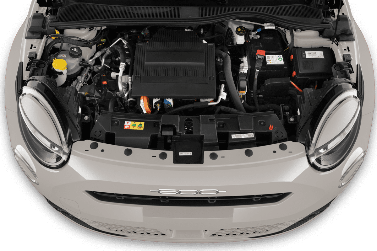 Motorraum eines Fiat 600e