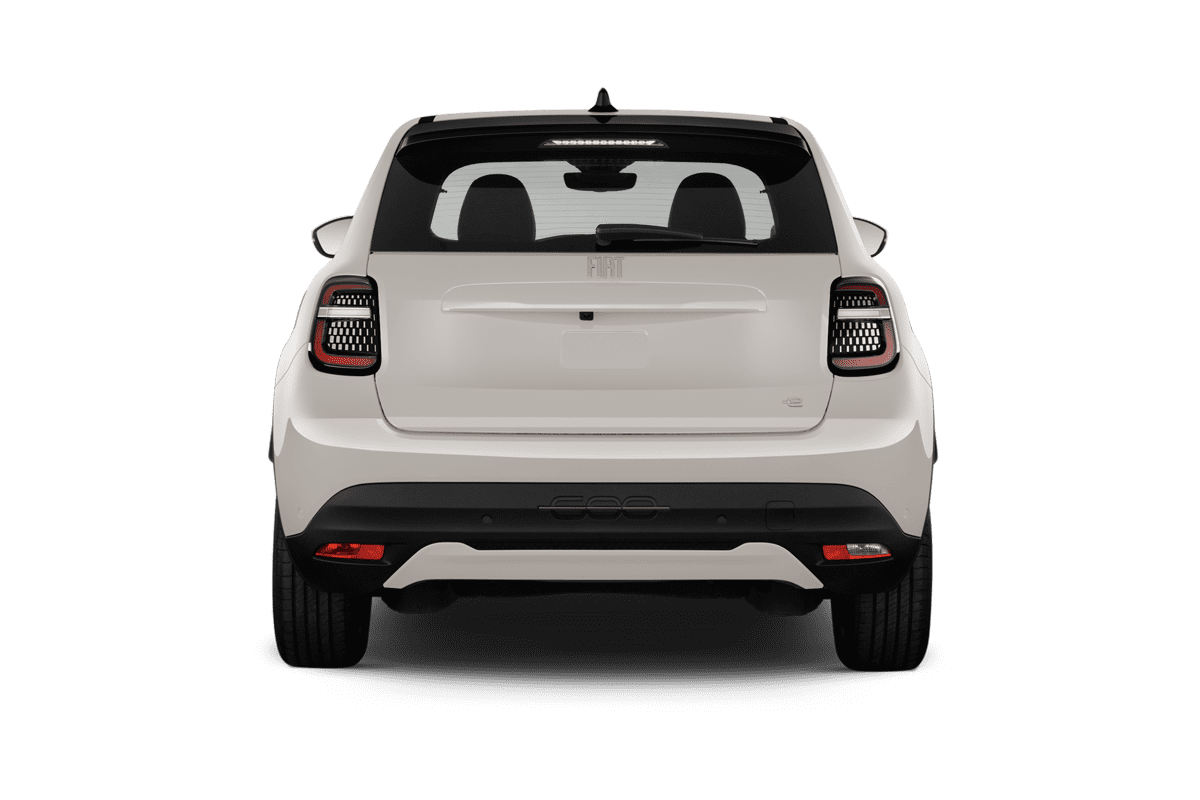 Heckansicht eines Fiat 600e