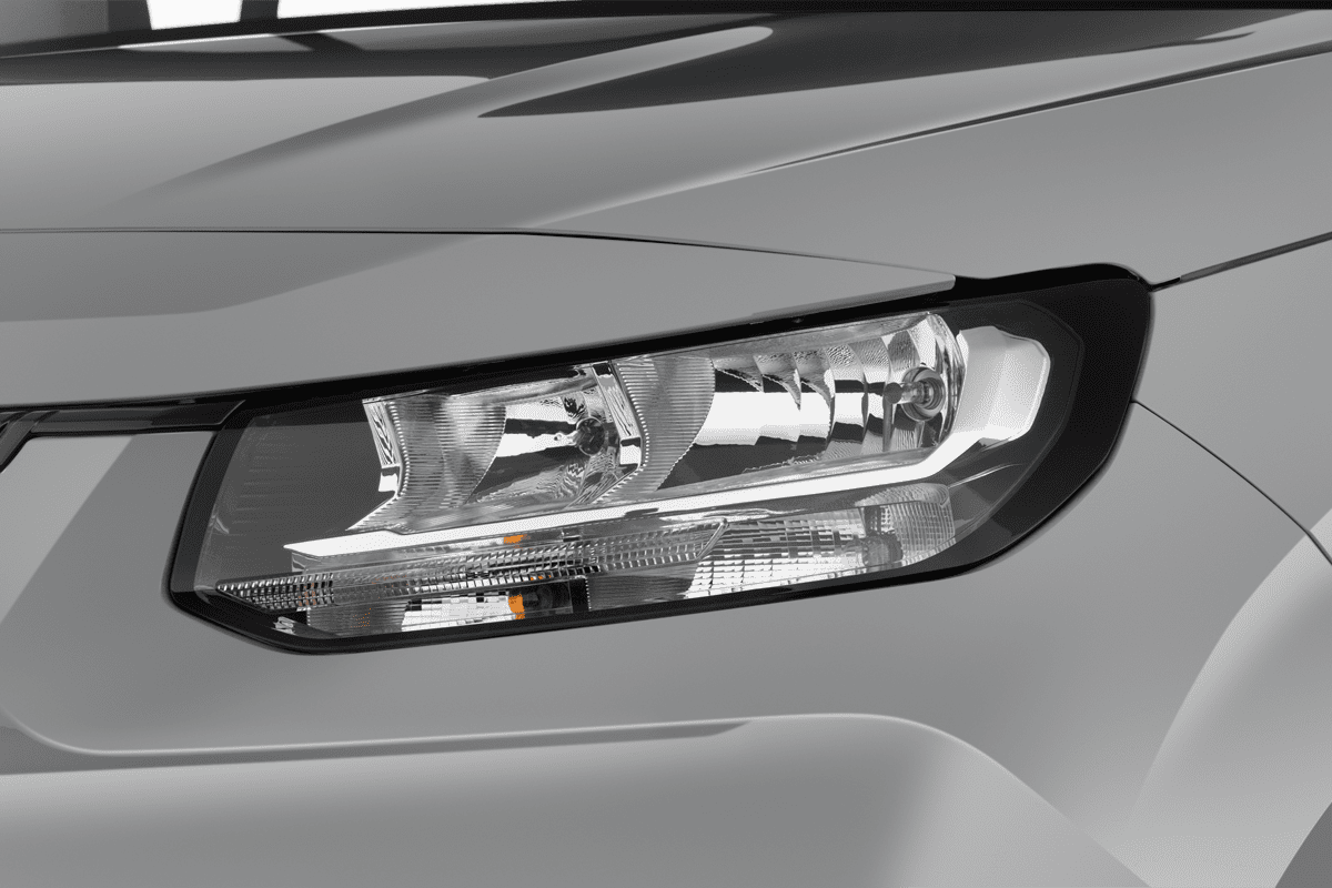 Frontscheinwerfer eines Fiat Doblo