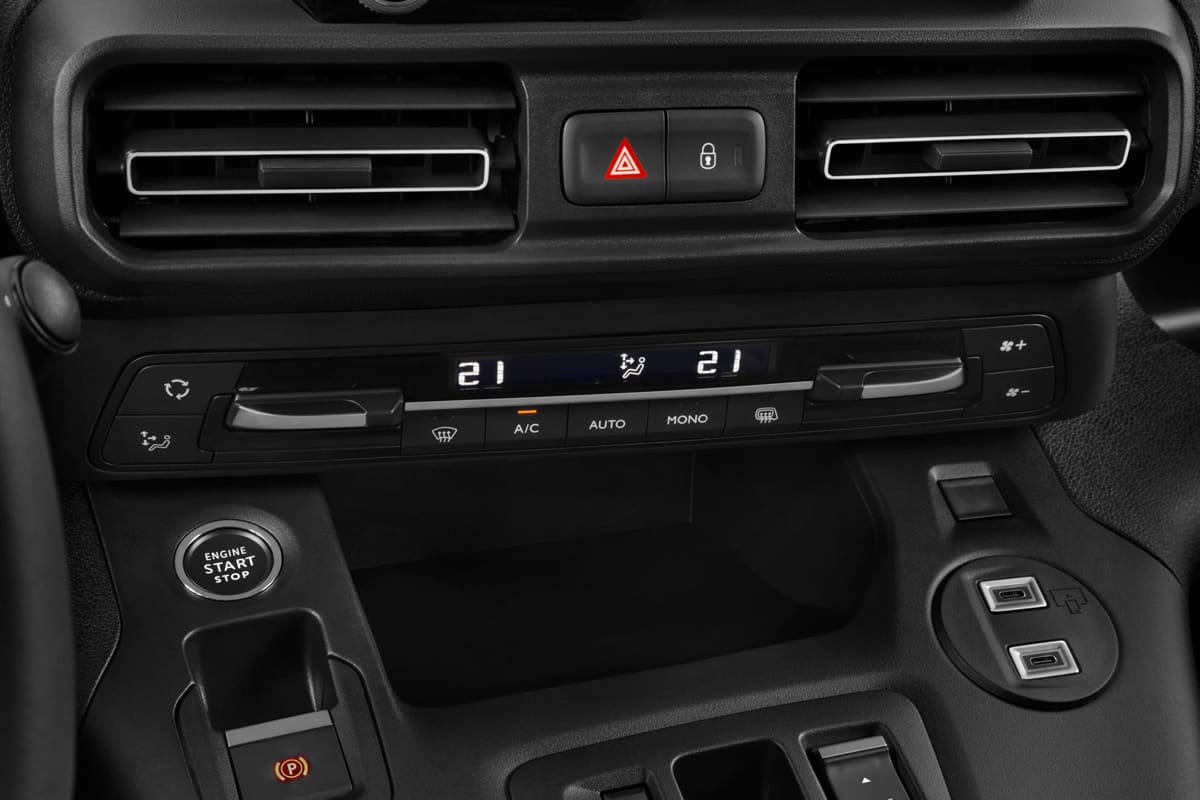 Klimasteuerung eines Fiat Doblo
