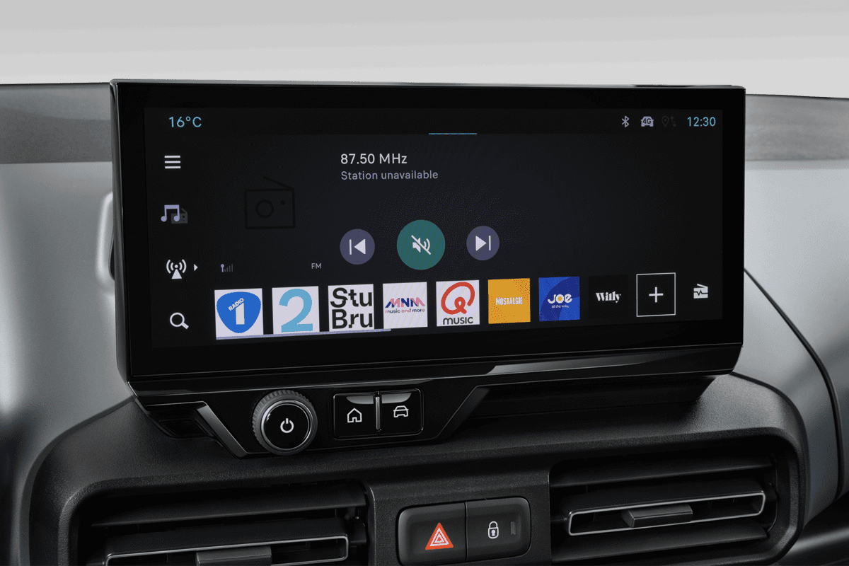 Audiosystem eines Fiat Doblo Cargo Kombi