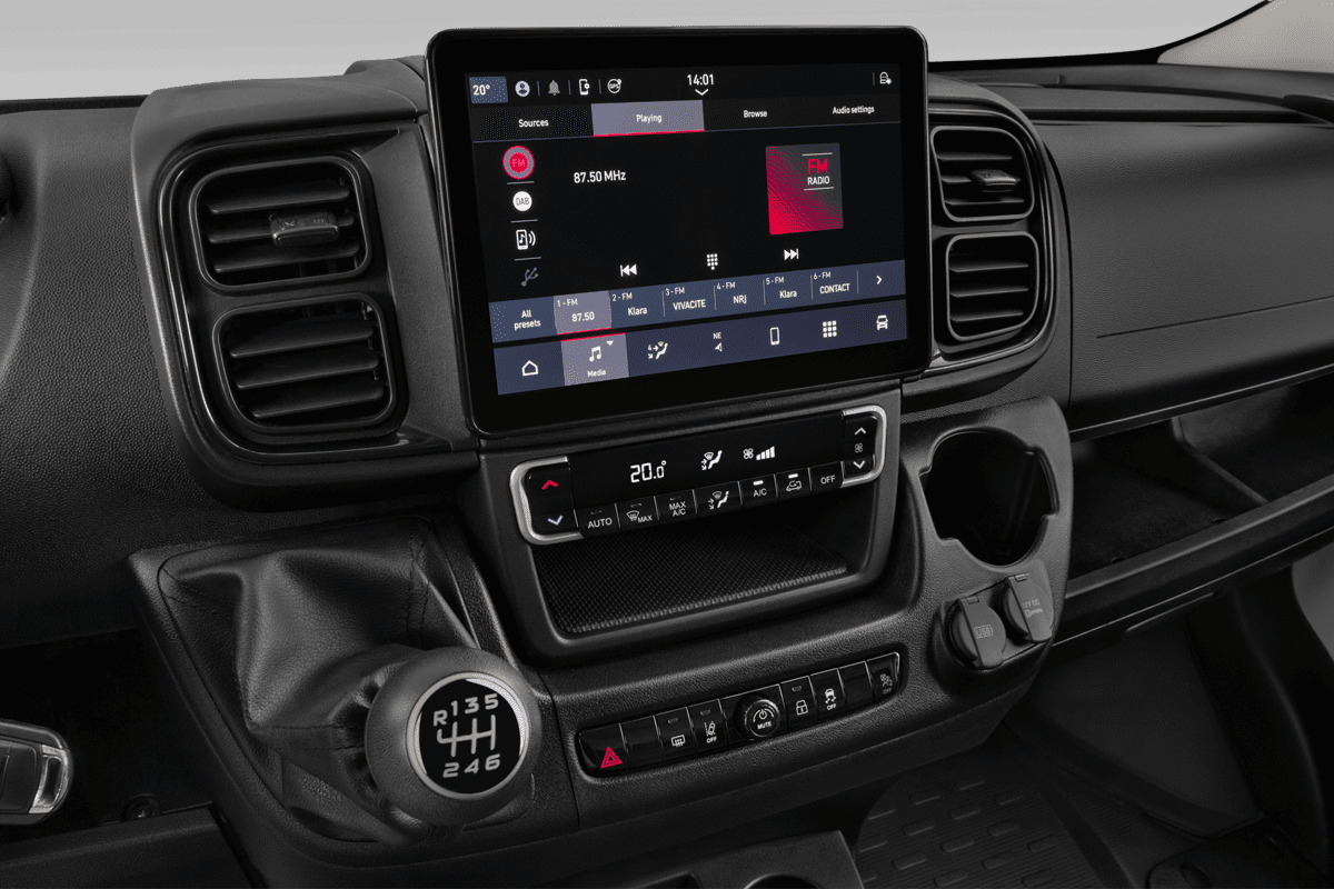 Audiosystem eines Fiat Ducato Kastenwagen