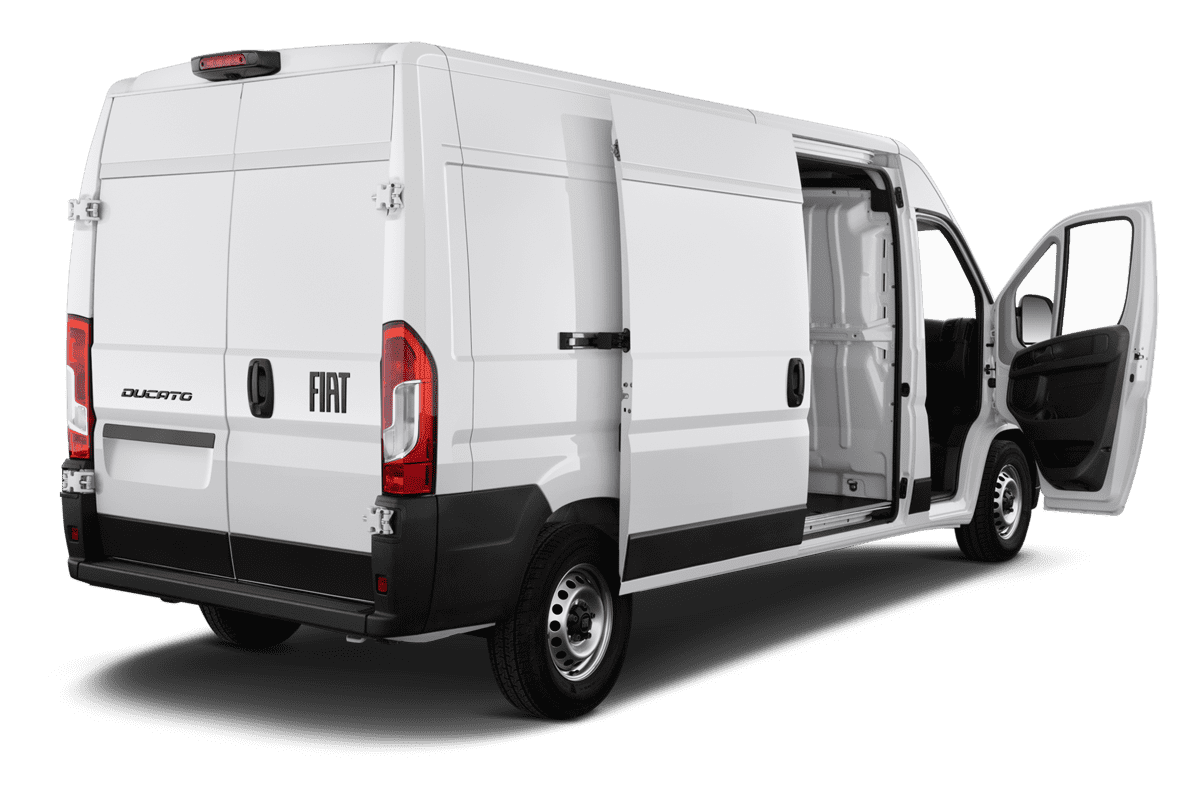 Türen eines Fiat Ducato Kastenwagen