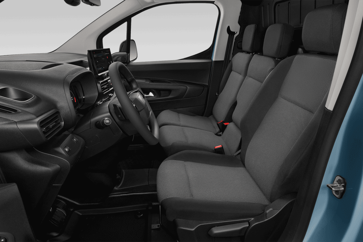 Vordersitze eines Fiat E-Doblo