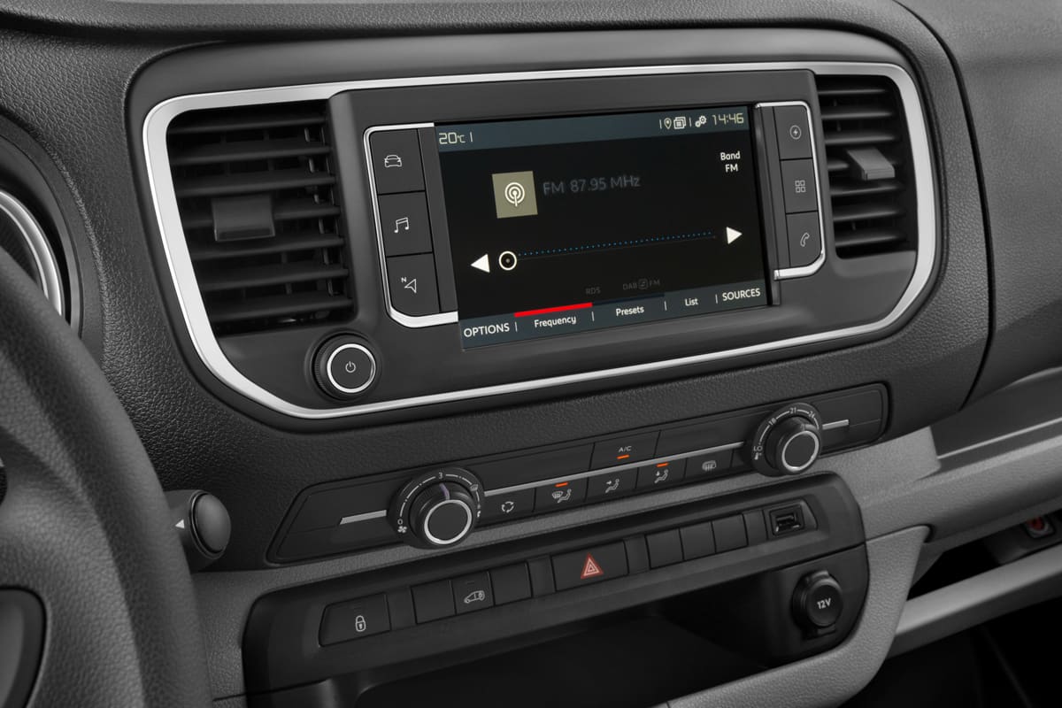 Audiosystem eines Fiat E-Scudo Kastenwagen