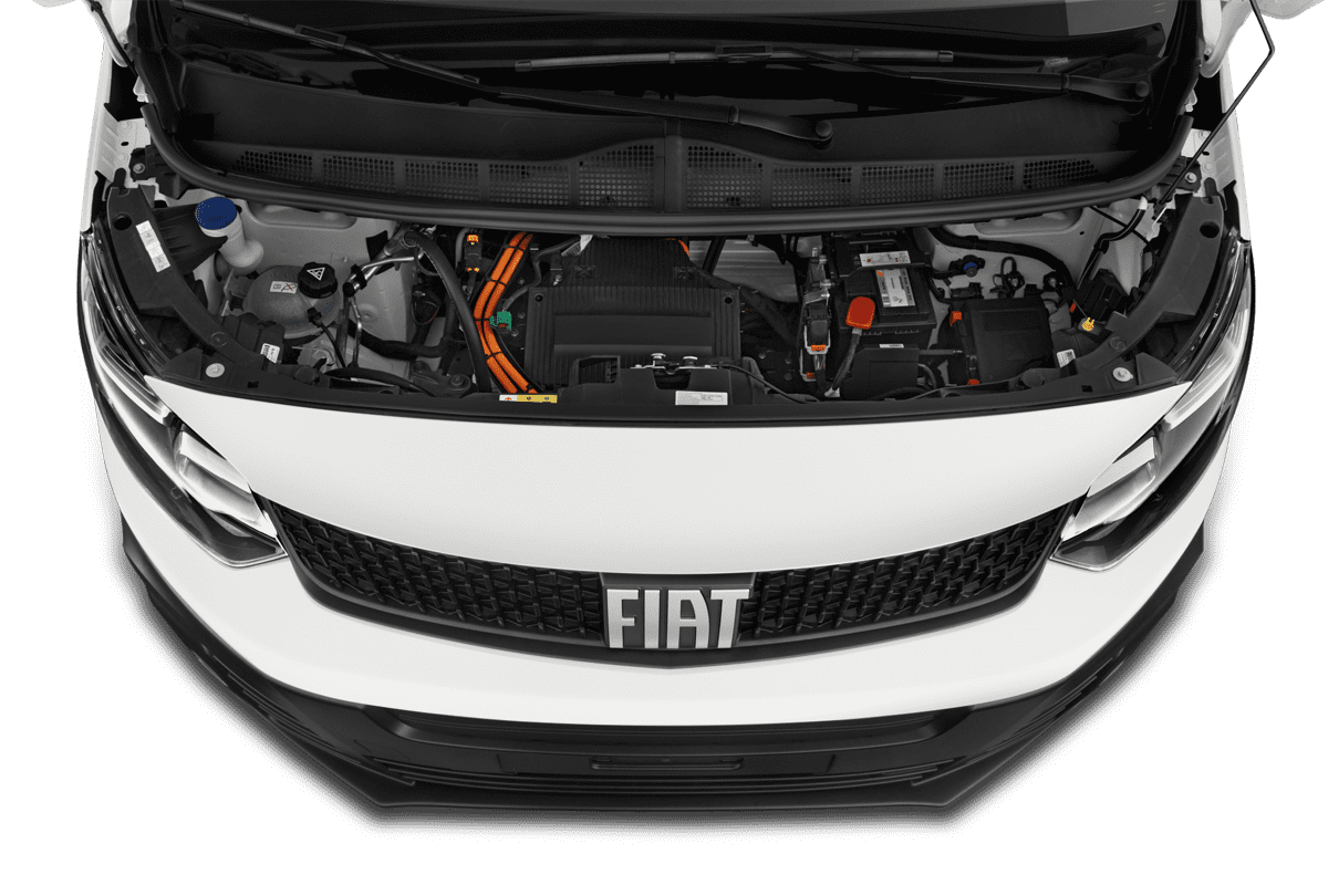 Motorraum eines Fiat E-Scudo Kastenwagen