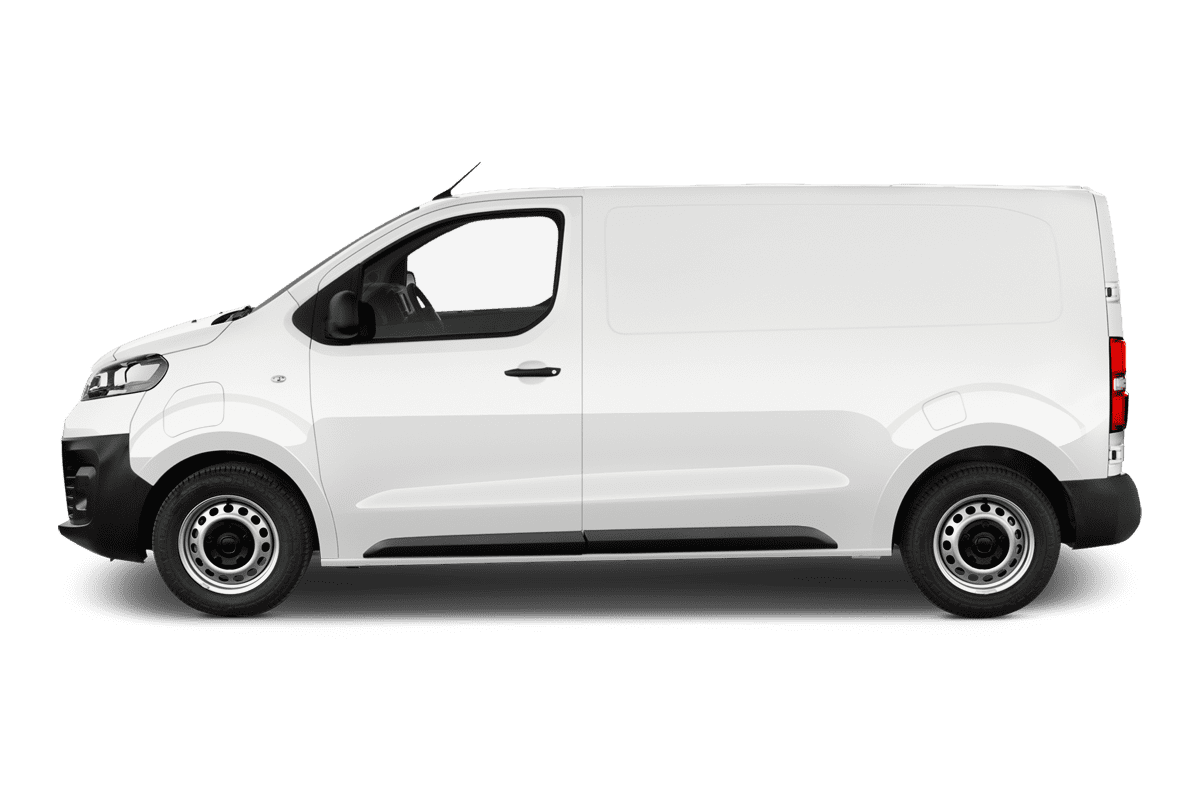 Seitenansicht eines Fiat E-Scudo Kastenwagen