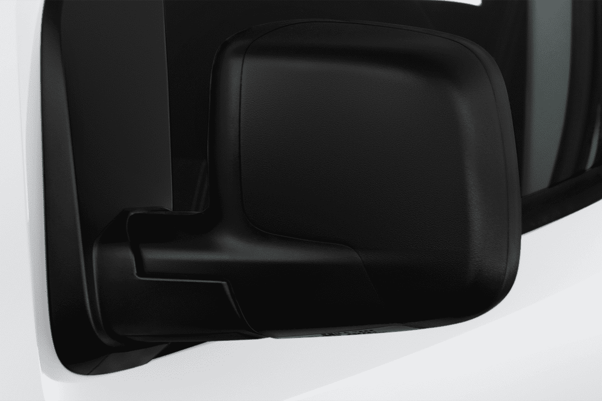 Rückspiegel eines Fiat Fiorino Kombi